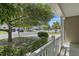 Inviting front porch with views of a tree-lined street and well-maintained landscaping at 1110 Flyway Rd, Summerville, SC 29483