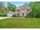 Charming two-story home with red shutters and lush green lawn, perfect for Gathering living at 113 Essex Dr, Summerville, SC 29485