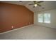 Vaulted ceiling primary bedroom with a window allowing natural light at 115 Sully St, Goose Creek, SC 29445
