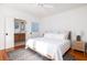 Beautiful bedroom with bright windows, ensuite bathroom, and stylish furnishings, creating a peaceful retreat at 1153 King St, Charleston, SC 29403