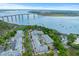 Aerial view of luxurious apartments nestled along the waterfront with views of the bridge at 130 River Landing Dr # 3202, Charleston, SC 29492