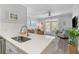 Kitchen area featuring stainless steel appliances, stylish backsplash, and ample counter space at 130 River Landing Dr # 3202, Charleston, SC 29492