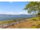 Scenic waterfront view showcasing boats, a pier, and distant port structures at 130 River Landing Dr # 3202, Charleston, SC 29492