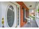 A charming covered porch with seating, offering a relaxing outdoor space at 143 Belleplaine Dr, Goose Creek, SC 29445