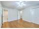 Spacious bedroom with wood floors and access to an en-suite bathroom at 206 Jimbo Rd, Summerville, SC 29485