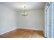 Bright dining area with shiplap wall, modern lighting, and French doors at 206 Jimbo Rd, Summerville, SC 29485
