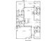 Detailed first floor plan showcasing the layout of the home, including bedrooms, bathrooms, and living spaces at 209 Celestial Blvd, Summerville, SC 29486