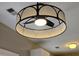 Modern ceiling fan with decorative light fixture enhancing the room's aesthetic and providing ample illumination at 3113 Edenvale Rd, Johns Island, SC 29455