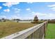 Backyard view featuring a pond, grassy area, and a wooden fence in the distance at 320 Blue Shadows Ct, Summerville, SC 29486