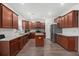 Spacious kitchen featuring stainless steel appliances, granite countertops, and ample cabinetry at 320 Blue Shadows Ct, Summerville, SC 29486