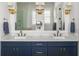 The bathroom features a double sink vanity, contemporary fixtures, and ample counter space at 3305 Knot Aly, Johns Island, SC 29455