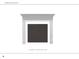 Elegant fireplace with white mantle surround and stone backsplash at 337 Trailmore Ln, Summerville, SC 29486