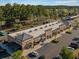 Aerial view of commercial building with dedicated parking, lush landscaping, and high visibility for your business at 342 Saxony Loop, Summerville, SC 29486