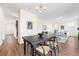 Open concept dining area connected to living room at 342 Saxony Loop, Summerville, SC 29486