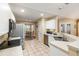 Well-lit kitchen featuring stainless steel appliances, ample counter space, and tile flooring at 420 Manorwood Ln, Charleston, SC 29414