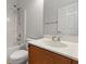 Bathroom featuring a combination shower and tub, along with a single vanity at 5404 Red Fork Ln, North Charleston, SC 29420