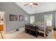 Cozy bedroom with neutral walls, natural light, and a comfortable bed at 541 Brick Barn Ln, Goose Creek, SC 29445