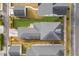 Aerial view of the home showing a lush backyard at 716 Triangle Ln, Summerville, SC 29486
