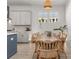 Bright dining area with a rustic table, wicker chairs and lots of natural light at 716 Triangle Ln, Summerville, SC 29486