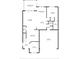 Detailed floor plan showcasing the layout of the first floor, including living spaces and kitchen at 9998 Winged Elm St, Ladson, SC 29456