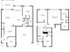 Detailed floor plan showcasing the layout of both floors including kitchen, bedrooms, bathrooms and living spaces at 9998 Winged Elm St, Ladson, SC 29456