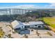 Community recreational center aerial view with bridge in the background at 108 Fairbanks Oak Aly # 302, Daniel Island, SC 29492