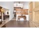 Spacious foyer with tiled floors, wooden accents, and a staircase leading to the upper level at 1218 Chersonese Round, Mount Pleasant, SC 29464