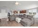 Open-concept living space connecting the kitchen and dining area with comfortable seating at 130 Stagecoach Ave, Summerville, SC 29486