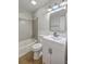 Updated bathroom with tiled shower, modern vanity, and sleek fixtures at 141 Larson Dr, Summerville, SC 29485