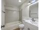 Updated bathroom with tiled shower, modern vanity, and sleek fixtures at 141 Larson Dr, Summerville, SC 29485
