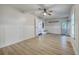 Versatile bonus room space with new flooring, white walls, and a ceiling fan offering flexible usage at 141 Larson Dr, Summerville, SC 29485