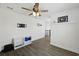 Bonus room with wood floors and a ceiling fan at 164 Wappoo Trace Ln, Summerville, SC 29486