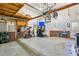 A well organized garage interior featuring bike storage and pegboard at 174 Revetment Ln, Mount Pleasant, SC 29464