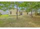 Backyard featuring a well-maintained lawn and mature trees for shade at 206 Barnwell St, Summerville, SC 29483