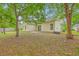Backyard featuring a well-maintained lawn and mature trees for shade at 206 Barnwell St, Summerville, SC 29483