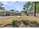 Backyard features a fire pit, privacy fence, and lots of space at 242 Amy Dr, Goose Creek, SC 29445