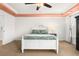 Main bedroom featuring carpet floors, a ceiling fan and neutral decor at 2881 Rutherford Way, Charleston, SC 29414