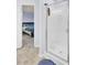 This bathroom features an enclosed shower with an adjacent bedroom at 327 Eagle Ridge Rd, Summerville, SC 29485
