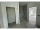 Stylish bathroom showing tiled shower with glass enclosure, showcasing modern design and functionality at 333 Trailmore Ln, Summerville, SC 29486
