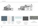 Exterior elevations showcase siding, trim, shingles, foundation, and porch ceiling colors at 333 Trailmore Ln, Summerville, SC 29486