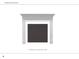 Fireplace and mantle surround with a dark inset at 333 Trailmore Ln, Summerville, SC 29486