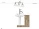 Powder bath design elements including vanity sink, faucet, lighting, and flooring samples at 333 Trailmore Ln, Summerville, SC 29486