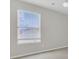 Bright bedroom window with white blinds provides natural light and views of the outdoors at 423 Watershed Dr, Goose Creek, SC 29445