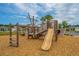 Outdoor wooden playground with slide and nautical details at 430 Pender Woods Dr, Summerville, SC 29486