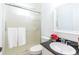 Bathroom with a white sink, granite counter, a toilet, and a shower with a glass door at 554 Double Eagle Trce, Seabrook Island, SC 29455