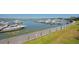 Picturesque marina view with luxury yachts docked along the pier, highlighting the upscale waterfront lifestyle at 555 Double Eagle, Seabrook Island, SC 29455