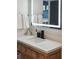 Close up of a vanity area featuring white countertop and matte black faucet at 60 Fenwick Hall Allee # 432, Johns Island, SC 29455
