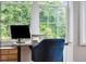 Home office setup, featuring a large window with views of the outdoors at 60 Fenwick Hall Allee # 432, Johns Island, SC 29455