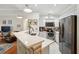 Modern kitchen featuring stainless steel appliances, stone counter and updated fixtures at 60 Fenwick Hall Allee # 432, Johns Island, SC 29455