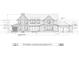 Detailed B. Side Elevation drawing of a private residence with a standing seam metal roof and board-batten siding at 931 Kincade Dr, Mount Pleasant, SC 29464
